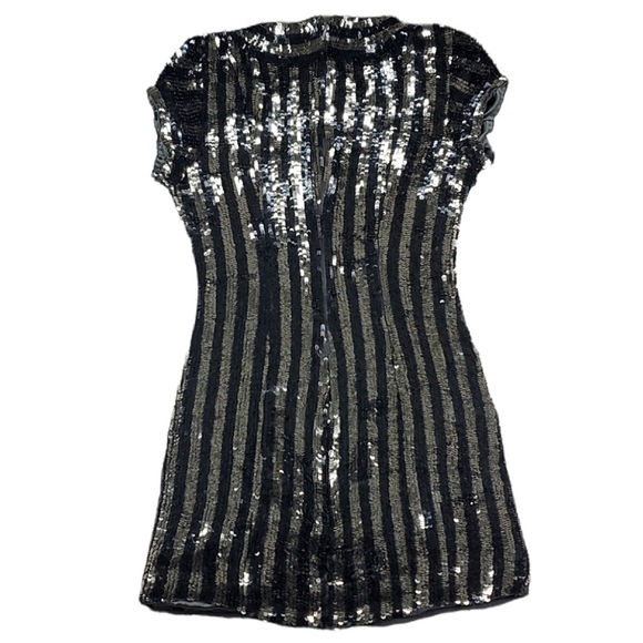 Parker Striped Sequin Mini Dress - Picture 5 of 8